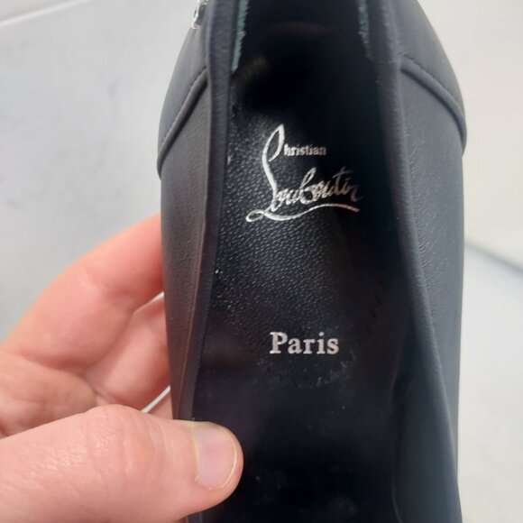 CHRISTIAN LOUBOUTIN Sporty Kate Black Pump Heel Shoe - Picture 5 of 9